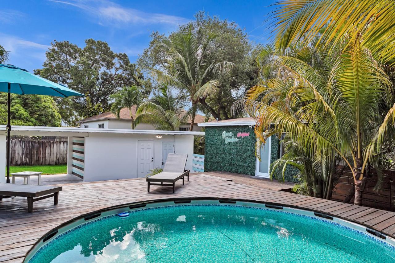Welcome To Paradise! Secluded 4 Bed, 3 Bath, Pool Fort Lauderdale Exteriör bild